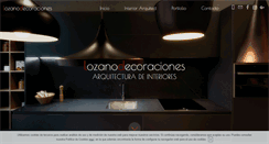 Desktop Screenshot of lozanodecoraciones.com